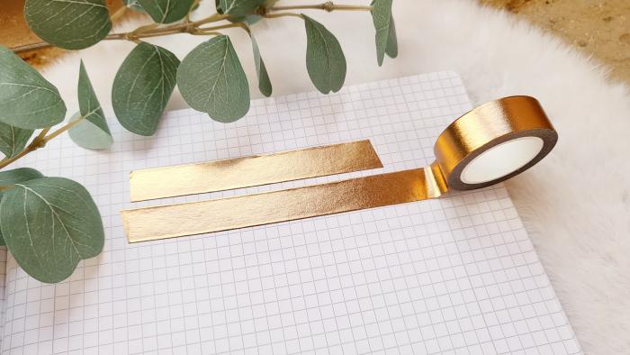 Washi Tape Kupfer